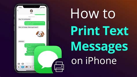 is there an app to print text messages from iphone Is there an app that can convert text messages into a format suitable for printing directly on paper?